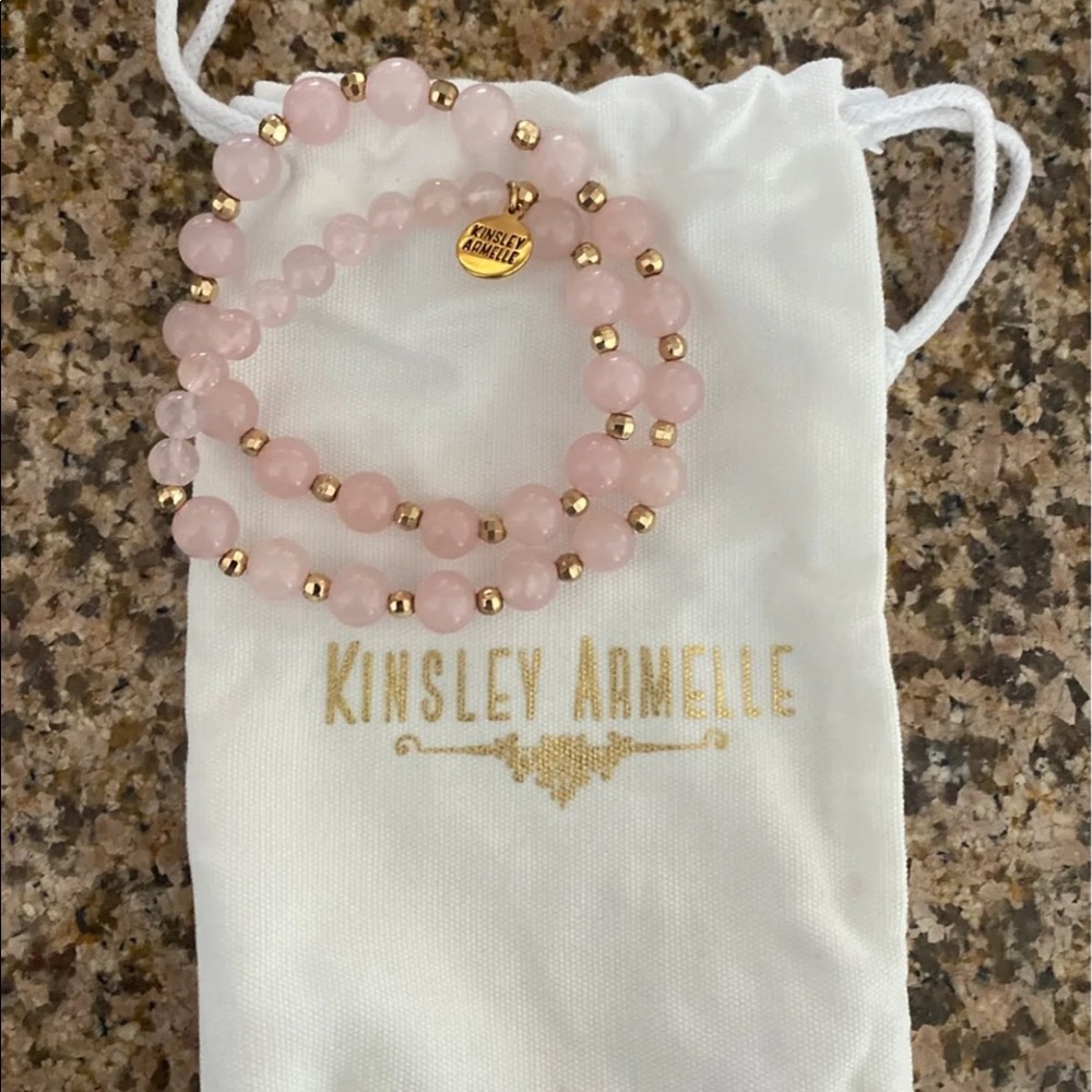 Kinsley Armelle pink bracelets